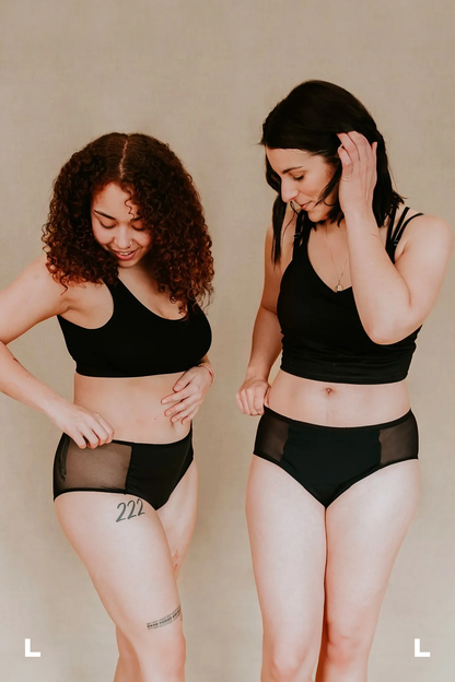 Period underwear High-Waist with Mesh 