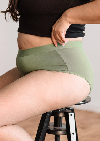 Period underwear Bikini in Bamboo