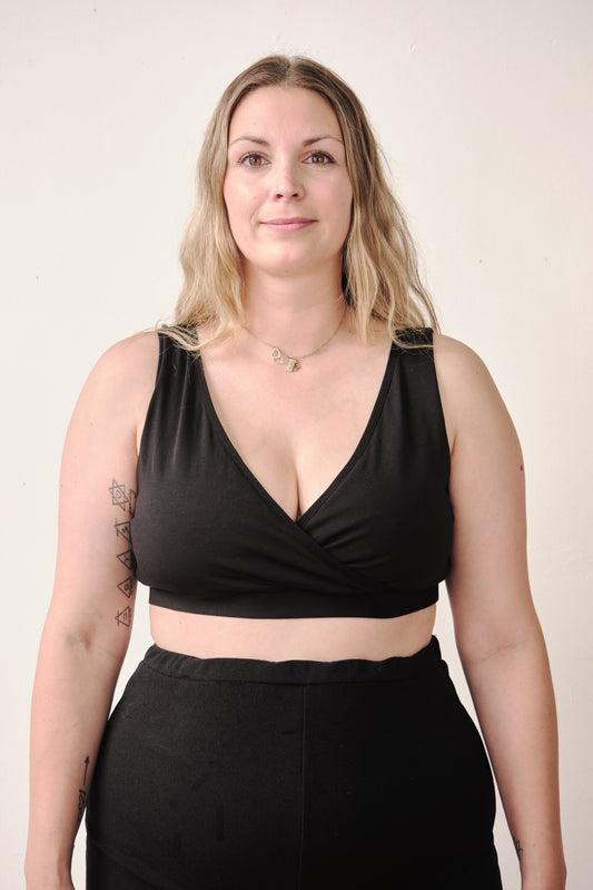 Bralette d'allaitement absorbante 2-en-1