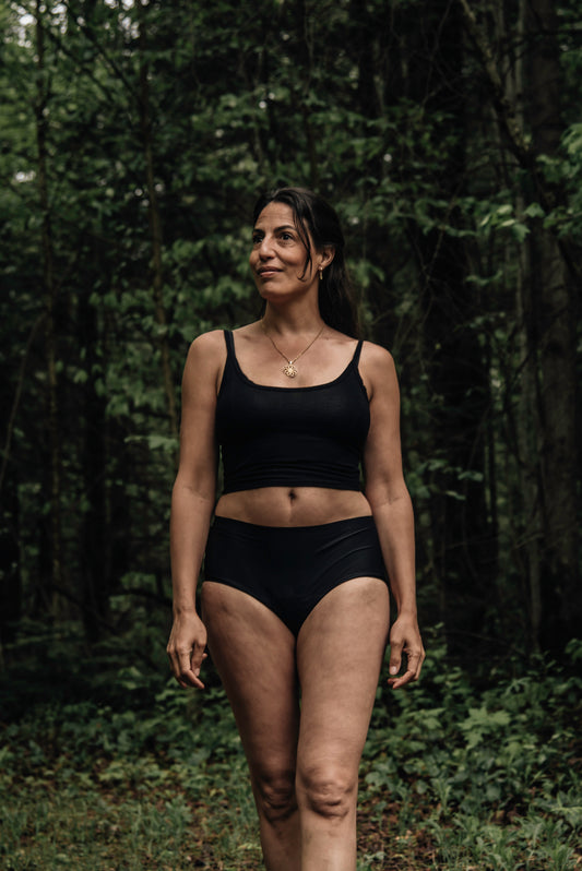 Culotte menstruelle Taille Haute Sans Couture - Absorption élevée